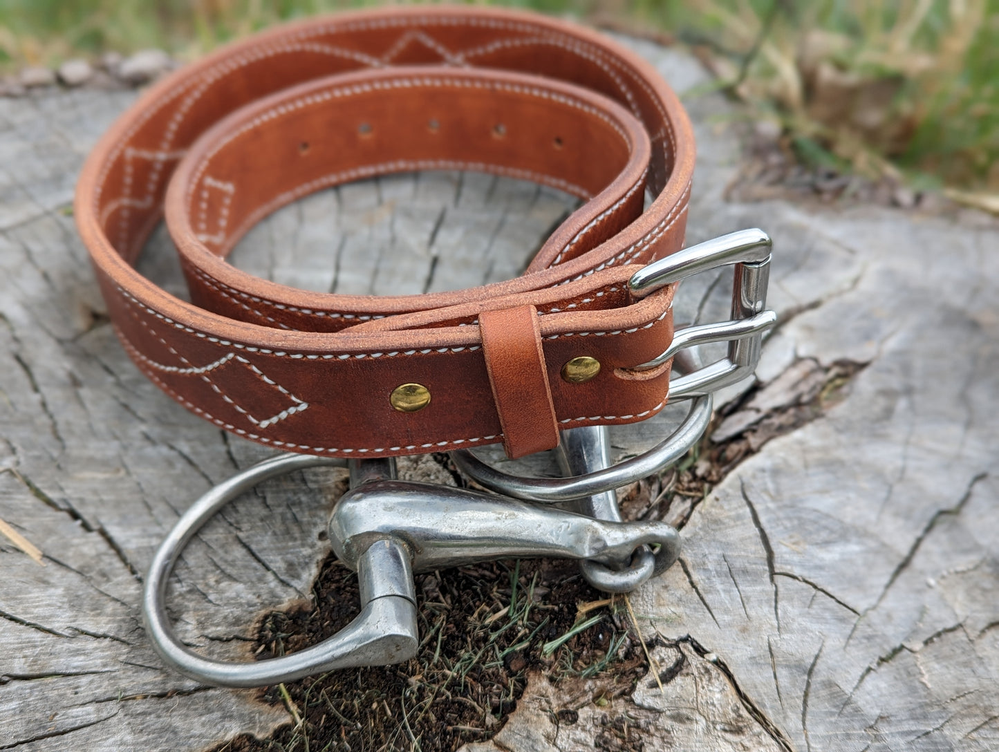 1 1/2" Gunslinger Doubled and Stitched Belt