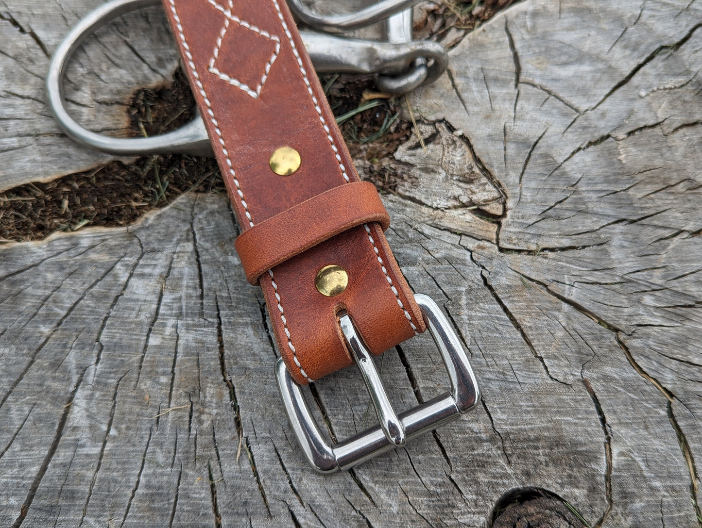 1 1/2" Gunslinger Doubled and Stitched Belt