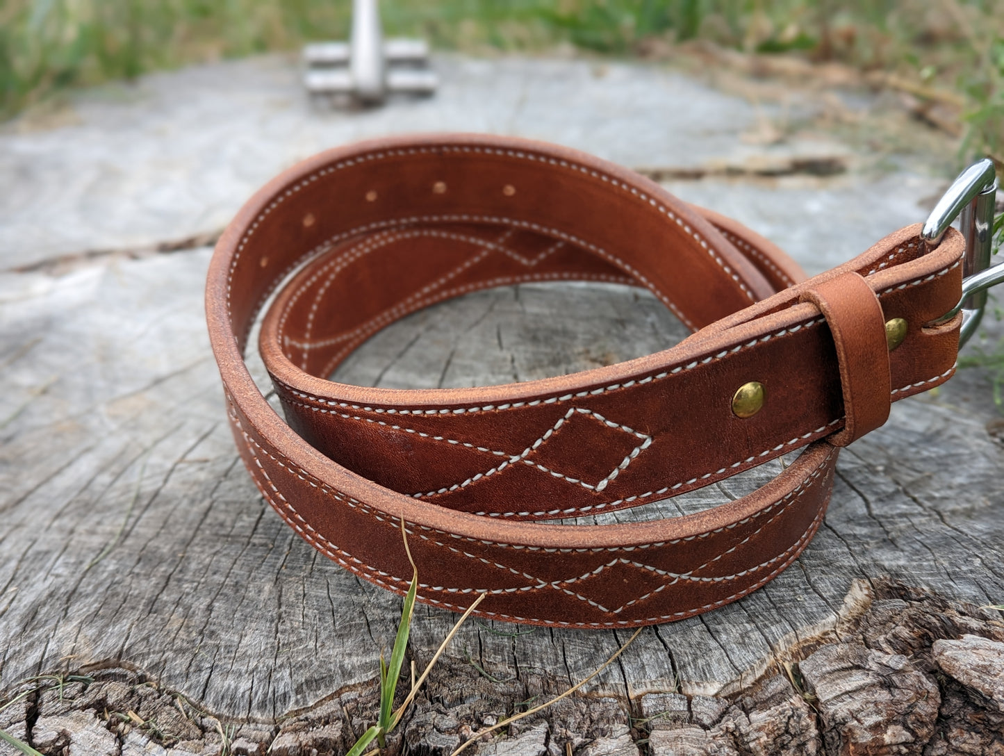 1 1/2" Gunslinger Doubled and Stitched Belt