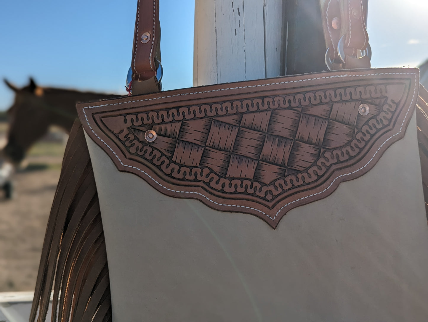 Fringe Purse - Tooled